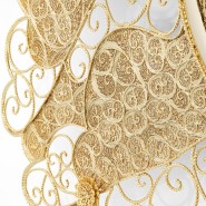 Miroir 145 - Filigree - Elegant gold mirror with filigree details - Pacific Compagnie.