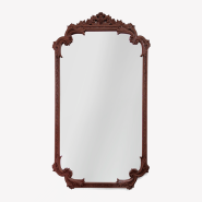 Miroir 145 - Louis XVI - Décoration murale en miroir avec cadre en bois rouillé - Pacific Compagnie.