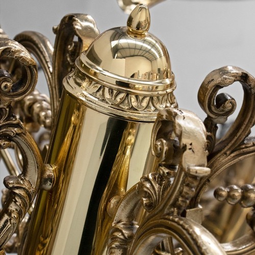 Miroir 145 - Lumiere Round - Miroir design en laiton et or - Pacific Compagnie.