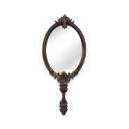 Miroir 145 - Marie Antoinette - Miroir en bois laqué noir, pièce unique, décor intérieur personnalisé - Pacific Compagnie.