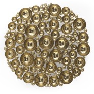 Miroir 145 - Newton - Luxury gold mirror with intricate details - Pacific Compagnie.