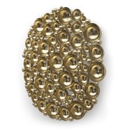 Miroir 145 - Newton - Gold plated brass mirror with elegant frame - Pacific Compagnie.