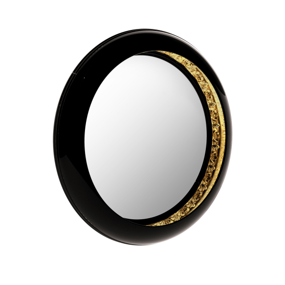 Miroir 145 - Ring - Ornate gold mirror with intricate details - Pacific Compagnie.
