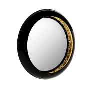 Miroir 145 - Ring - Ornate gold mirror with intricate details - Pacific Compagnie.