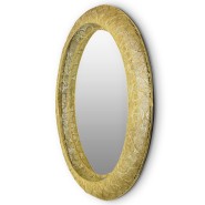 Miroir 145 - Ring Filigree - Luxurious 18k gold mirror with intricate filigree details - Pacific Compagnie.
