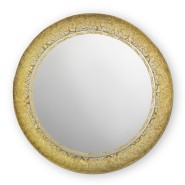 Miroir 145 - Ring Filigree | Miroir 145-Ring Filigree haut de gamme avec matière en cordons de laiton - Pacific Compagnie.