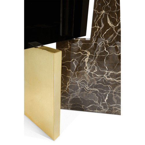 Paravent 145 - Avenue - Luxury wood and marble room divider - Pacific Compagnie.
