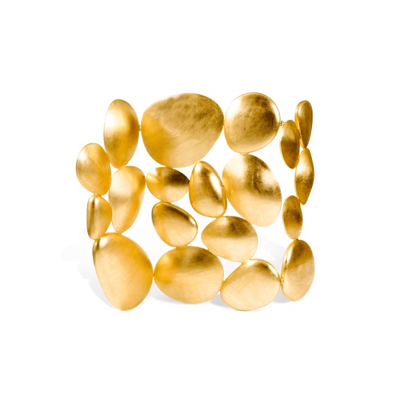 Paravent 145 - Gold - Décoration intérieure avec paravent en verre et marbre, haute qualité - Pacific Compagnie.