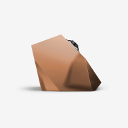 Remontoir de montre 145 - Diamond - Remontoir de montre en bois laqué avec feuille d'or, or et cuivre, 26 cm de long - Pacific C