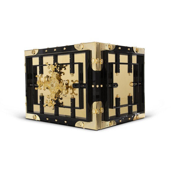 Remontoir de montre 145 - Knox | Meuble or, remontoir de montre inspiration Fort Knox - Pacific Compagnie.