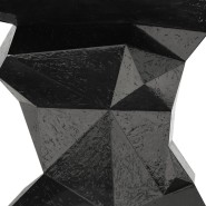 Table à manger 145 - Bonsai - Table en fibre de verre et faux marbre, design moderne - Pacific Compagnie.