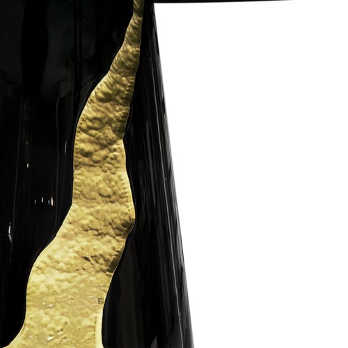 Table à manger 145 - Lapiaz - Meuble de salle à manger en acajou et laiton, style luxueux - Pacific Compagnie.