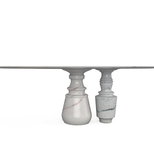 Table à manger 145 - Pietra - High-end dining table with unique Pietra design - Pacific Compagnie.