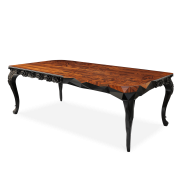 Table à manger 145 - Royal - Luxurious dining table with palisander veneer finish - Pacific Compagnie.