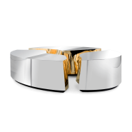 Table basse 145 - Lapiaz - Beautiful natural wood coffee table with elegant design - Pacific Compagnie.