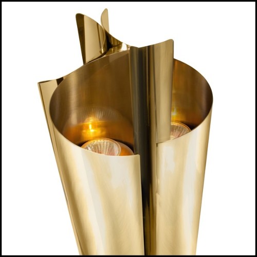 Lampe 155 - Brush Brass - Design - Pacific Compagnie.