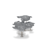 Table basse 145 - Monet - Chic coffee table in silver and acrylic with copper leaf - Pacific Compagnie.