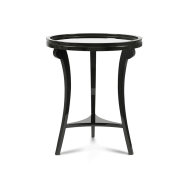 Table d'appoint 145 - 5Th - Table basse en bois laqué noir, Pacific Compagnie.