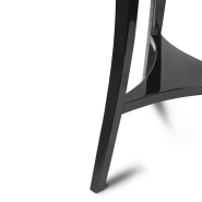 Table d'appoint 145 - 5Th - Black and grey colored side table with unique mirror top detail - Pacific Compagnie.