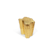 Table d'appoint 145 - Eden | Table d'appoint 145-Eden en or avec patine de laiton poli - Pacific Compagnie.