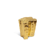 Table d'appoint 145 - Eden - Table basse en laiton moulé et métal fondu, décoration intérieure de luxe - Pacific Compagnie.