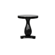 Table d'appoint 145 - Hudson - Mahogany side table with unique design, 40 CM diameter - Pacific Compagnie.