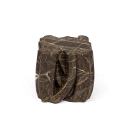 Table d'appoint 145 - Monochrome - Table basse en fiberglass, finition handpainted - Pacific Compagnie.