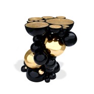 Table d'appoint 145 - Newton - Table d'appoint design en métal, diamètre 40 cm - Pacific Compagnie.