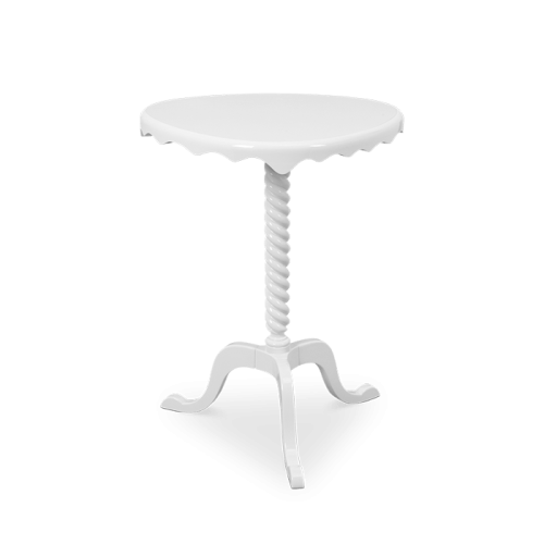 Table d'appoint 145 - Ottoman - Table d'appoint en bois avec couvercle translucide - Pacific Compagnie.