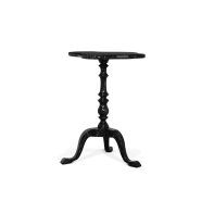 Table d'appoint 145 - Zaragoça - Luxurious wood and silver leaf side table - Pacific Compagnie.