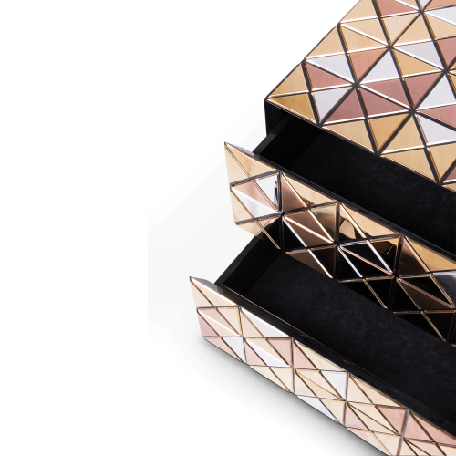 Table de nuit 145 - Pixel - Contemporary nightstand with compact dimensions and durable materials - Pacific Compagnie.