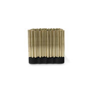 Table de nuit 145 - Symphony - Luxurious black lacquered wood nightstand with gold accents - Pacific Compagnie.