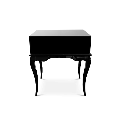 Table de nuit 145 - York | Table de nuit en laiton et verre, style contemporain - Pacific Compagnie.