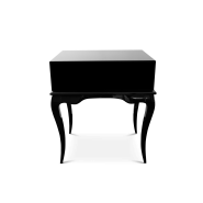 Table de nuit 145 - York | Table de nuit en laiton et verre, style contemporain - Pacific Compagnie.