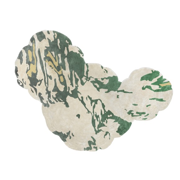 Tapis 145 - Fortuna - Premium botanic silk area rug - Pacific Compagnie.