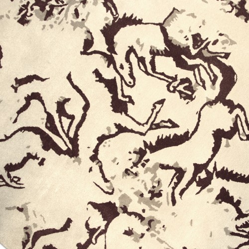 Tapis 145 - Poseidon - Boca Do Lobo botanic silk rug with natural colors - Pacific Compagnie.