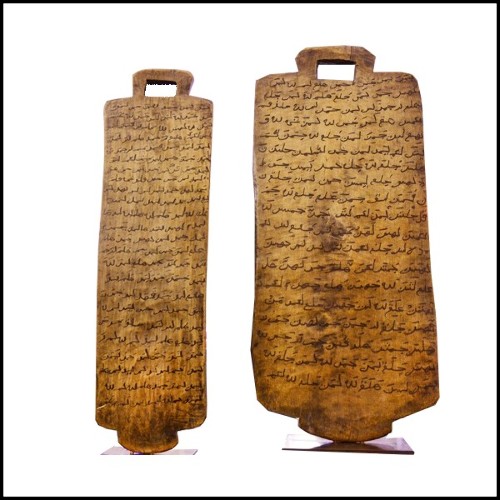 Sculpture PC - Koranic Tablets - Minimaliste - Pacific Compagnie.