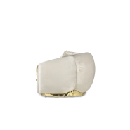 Canapé 145 - Soleil - Canapé en laiton poli avec coussins en suède, style moderne - Pacific Compagnie.