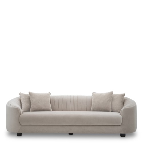 Canapé 24 - Jameson - Comfortable Jameson sofa featuring black legs and durable beech wood construction - Pacific Compagnie.