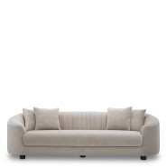 Canapé 24 - Jameson - Comfortable Jameson sofa featuring black legs and durable beech wood construction - Pacific Compagnie.