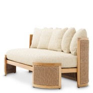 Canapé d'extérieur 24 - Marenzo - Handcrafted natural teak wood sofa - Pacific Compagnie.