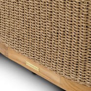 Canapé d'extérieur 24 - Marenzo - Large outdoor sofa with wooden frame - Pacific Compagnie.