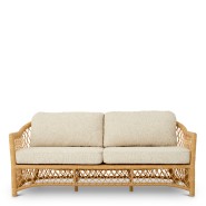 Canapé d'extérieur 24 - Riverton - Outdoor sofa in natural rattan - Pacific Compagnie.