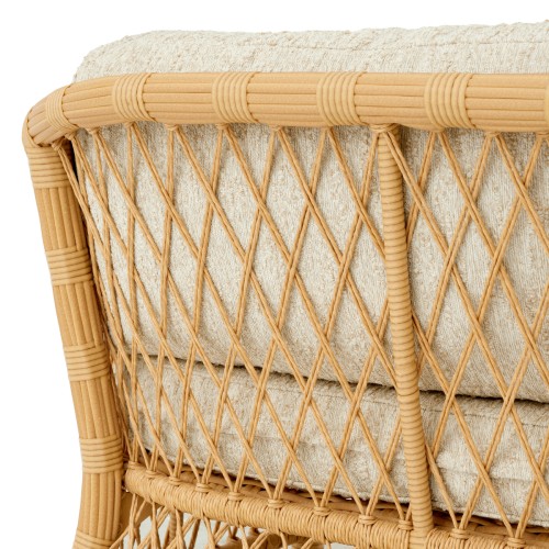 Canapé d'extérieur 24 - Riverton - Eichholtz outdoor sofa in natural colors - Pacific Compagnie.