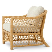 Fauteuil 24 - Riverton - Chaise d'extérieur en tissu Arden naturel - Pacific Compagnie.