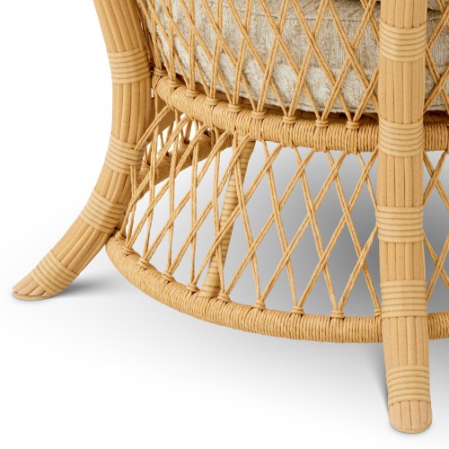 Fauteuil 24 - Riverton - Siège en rotin pour jardin avec couleur Arden naturel - Pacific Compagnie.