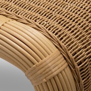 Table basse d'extérieur 24 - Riverton - Durable outdoor coffee table in rattan, ideal for outdoor living - Pacific Compagnie.