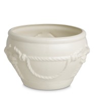 Pot 24 - Giverny - Ceramic off-white planter with 42 cm diameter - Pacific Compagnie.