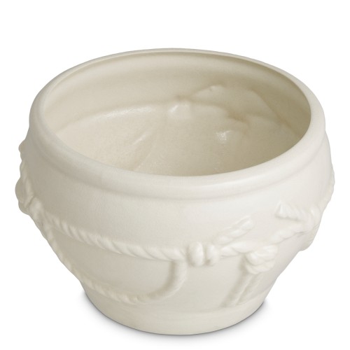 Pot 24 - Giverny - Elegant white decorative pot for indoor plants - Pacific Compagnie.