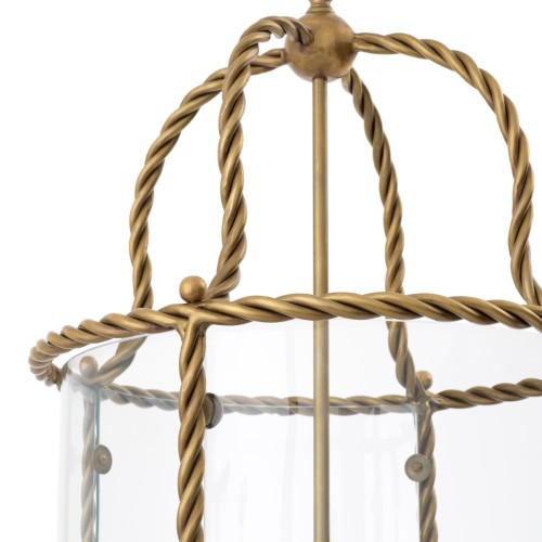Suspension 24 - Preston - Vintage-inspired pendant with iron accents - Pacific Compagnie.